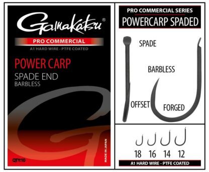 Gamakatsu Power Carp barbless