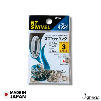 NT SWIVEL Stainless steel split rings
